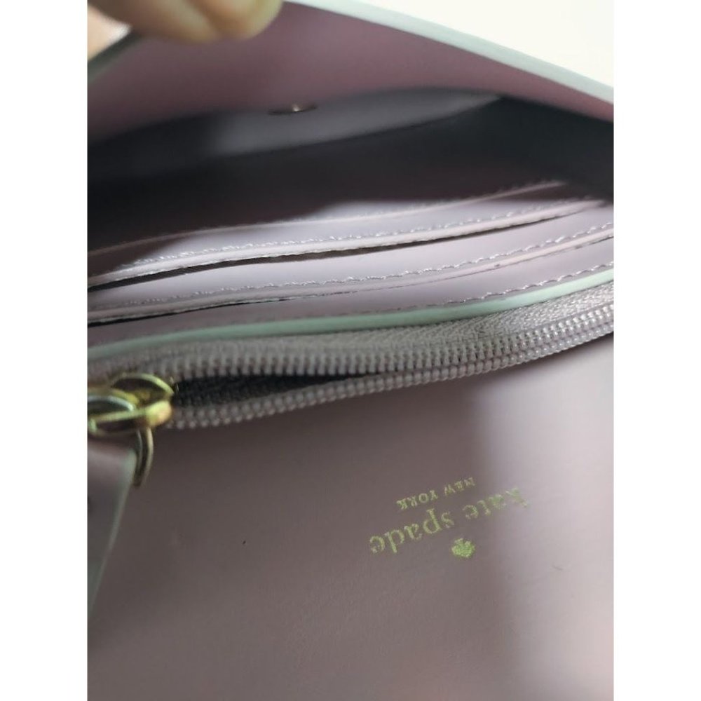 Kate Spade New York Taupe Cyra Clutch Wallet - Picture 6 of 11